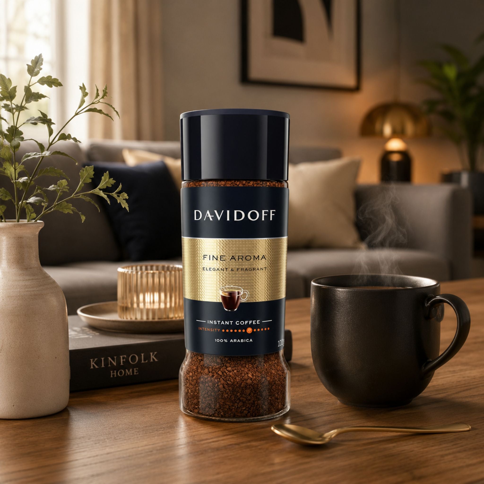 Jar of Davidoff Fine Aroma Instant Coffee (100 gr)