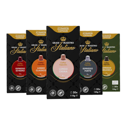 Gran Maestro Italiano, Pack of 20 Nespresso Compatible Capsules
