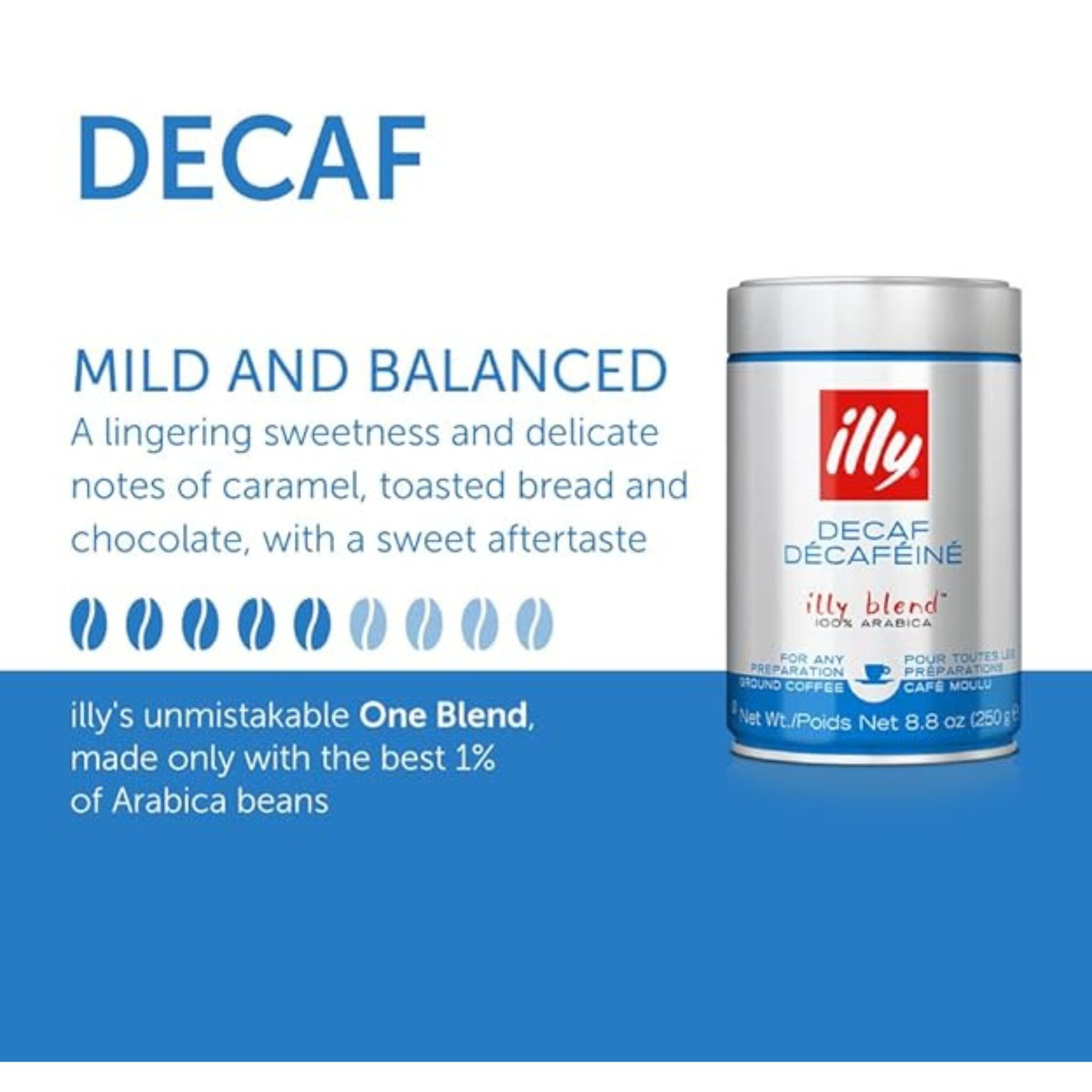 Illy Ground Coffee (250 gr Tin)