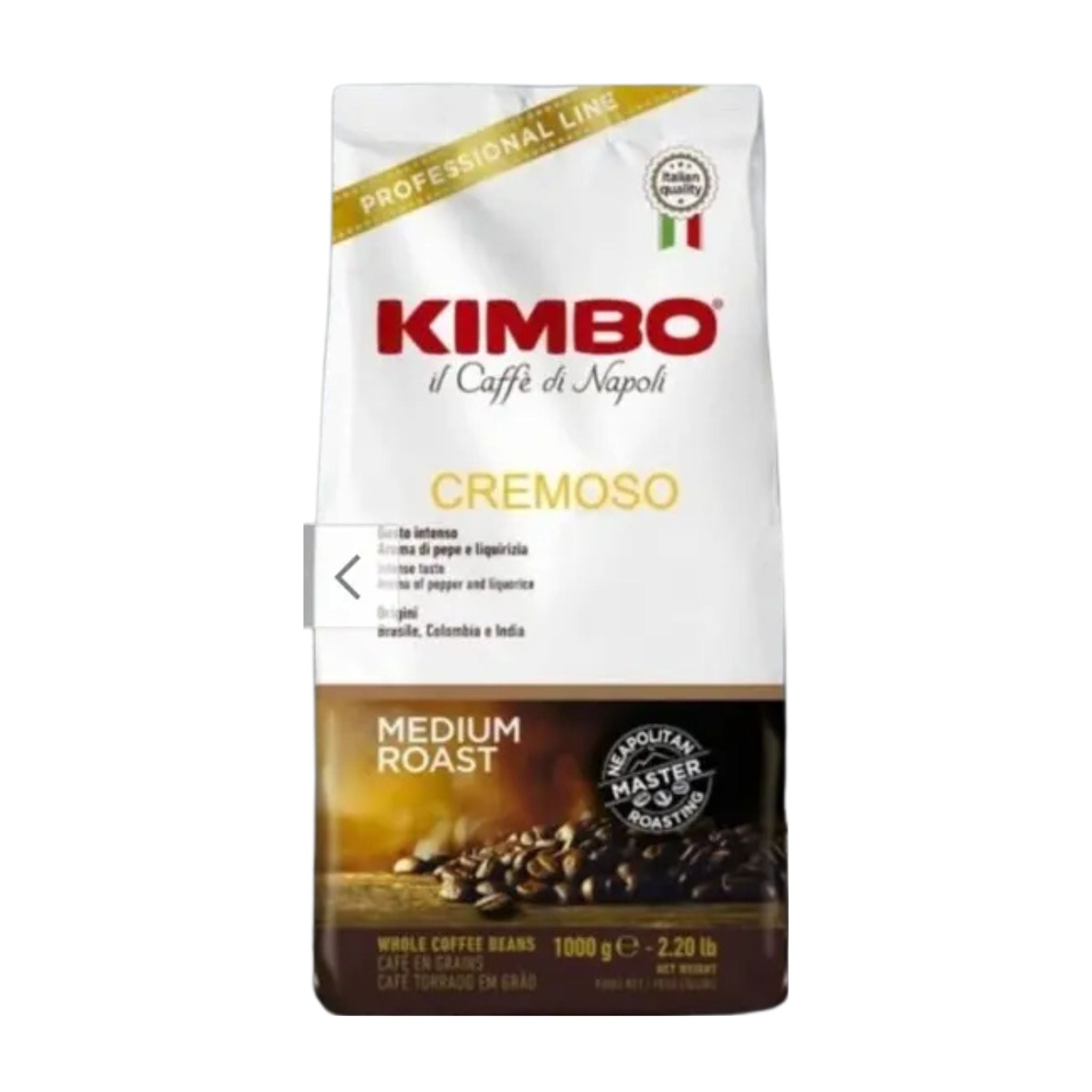 Kimbo Cremoso Whole Coffee Beans (1 kg)