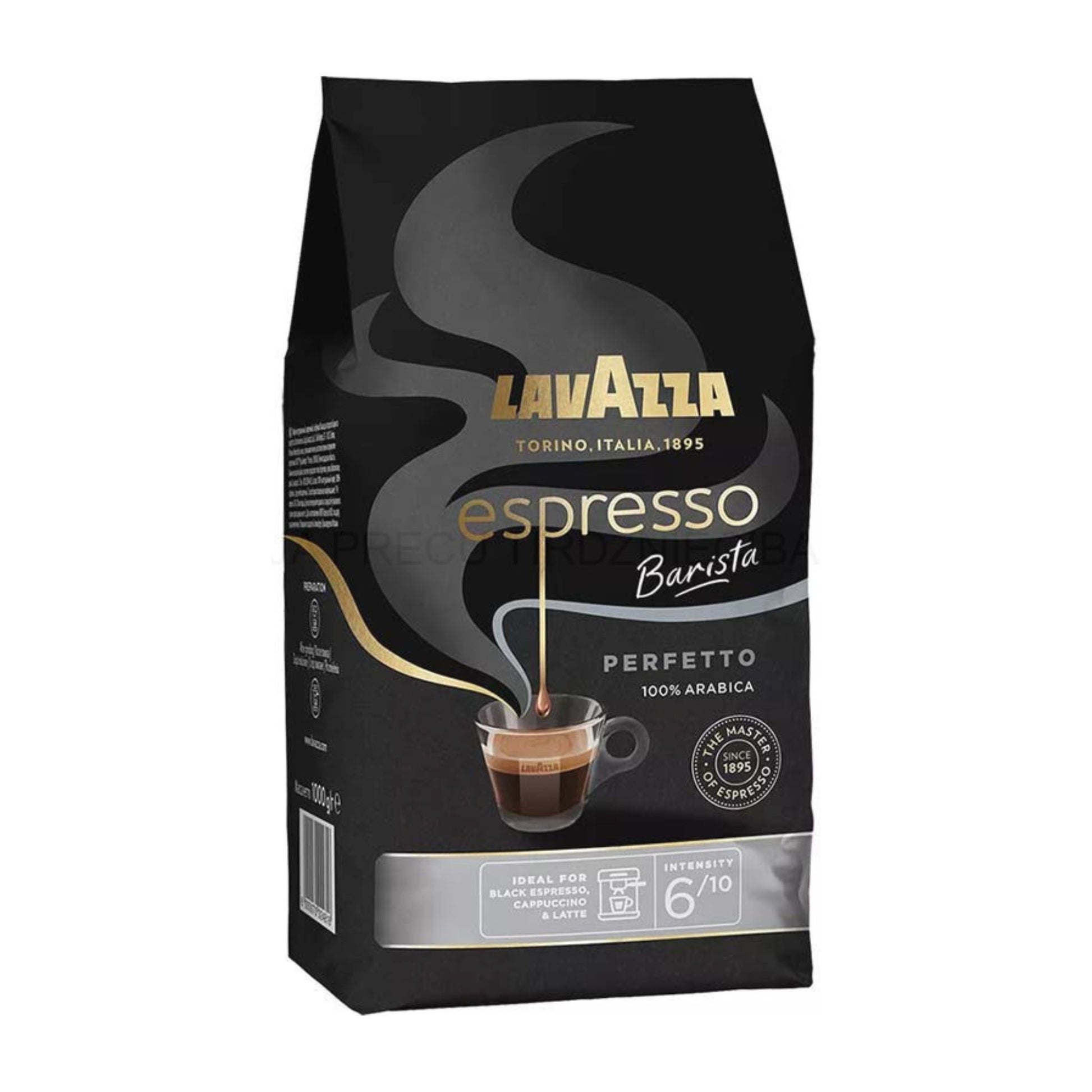 GardenState, Lavazza Espresso Barista Perfetto 1kg whole beans – 100% Arabica, medium roast (6/10 intensity), with honey, chocolate, and roasted coffee notes. Ideal for espresso, cappuccino, or latte.