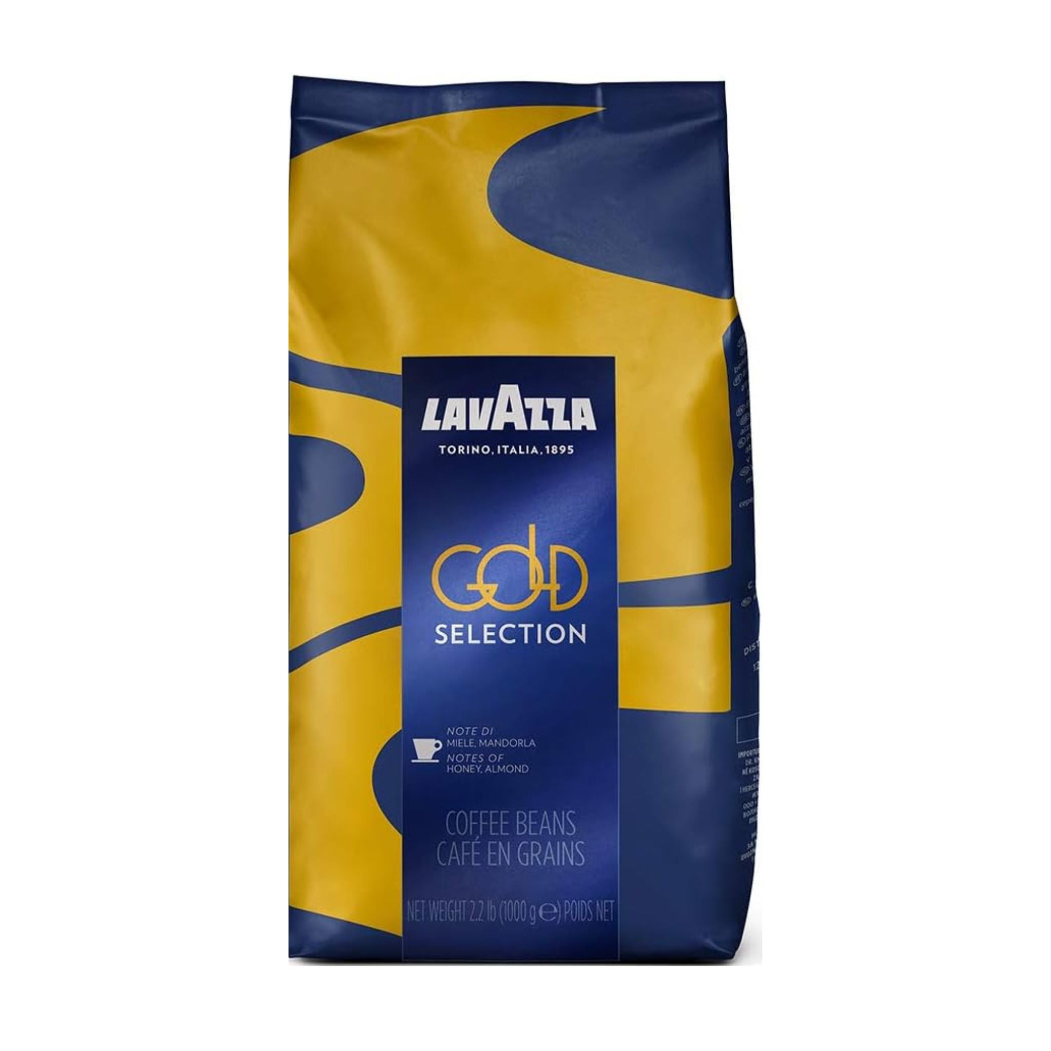 Garden State, Lavazza Gold Selection Whole Coffee Beans (1kg) – Premium Italian espresso with a rich, full-bodied taste. Medium roast, 10/10 intensity, with notes of honey and almond. Ideal for cafés, offices, hospitality. Blended and roasted in Italy for authentic quality.