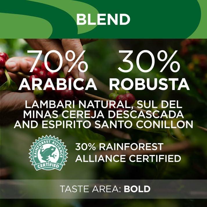 GardenState, Lavazza La Reserva de Tierra Brasile Blend (1kg) – Premium whole bean coffee with 70% Brazilian Arabica and 30% Robusta, medium-dark roast (8/10 intensity). A full-bodied espresso blend with rich flavors of dark chocolate, hazelnuts, and cane sugar. Sustainably sourced, roasted in Italy, and perfect for espresso machines, cappuccinos, and lattes.