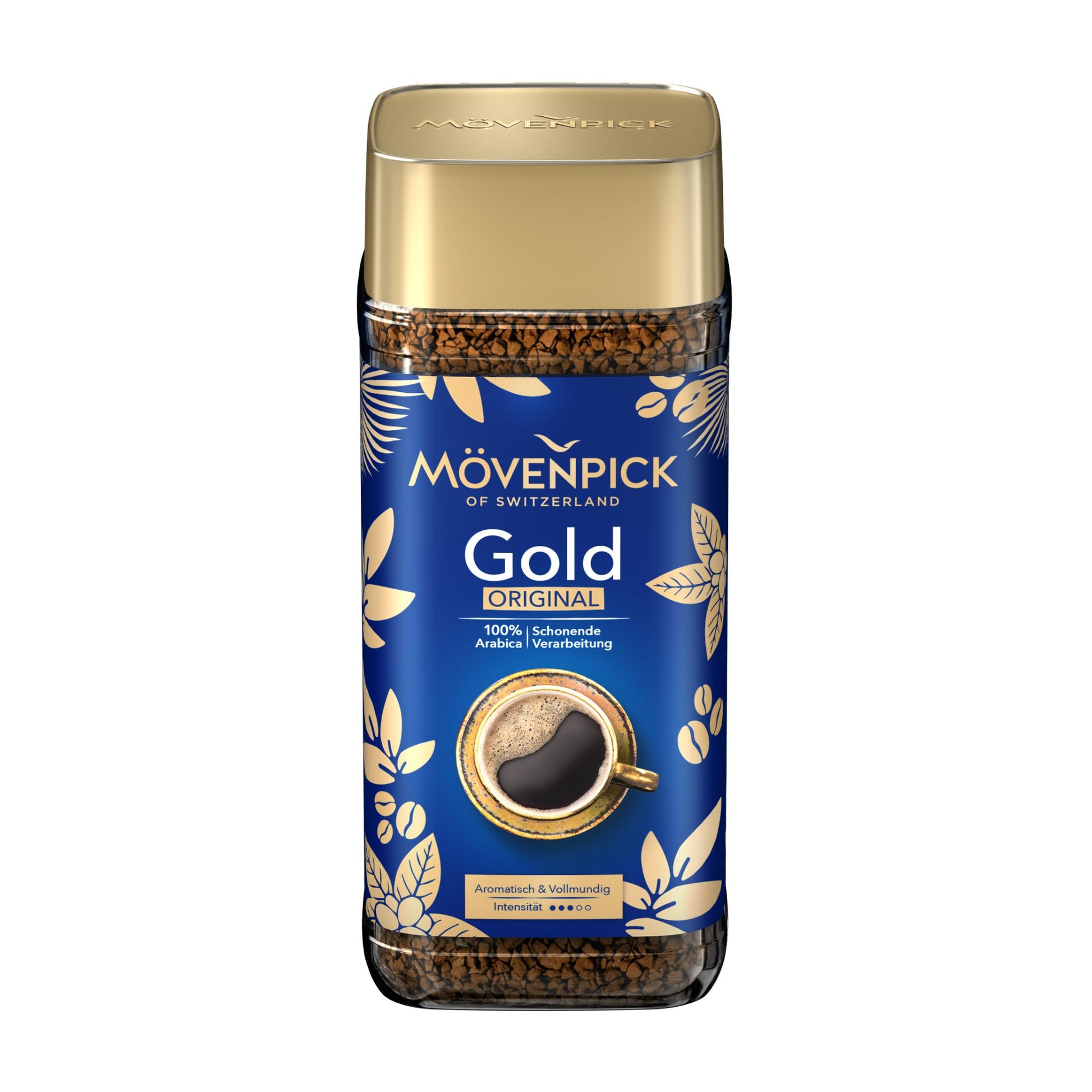 GardenState, Movenpick Gold Original instant coffee in 200 grams jar. 100% Arabica. Authentic European Brand.
