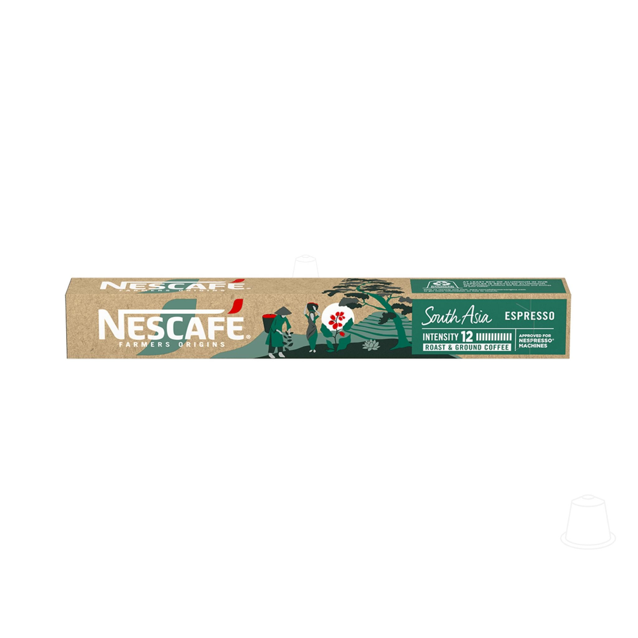 Nescafe Farmers Origins – Pack of 10 Nespresso Compatible Capsules