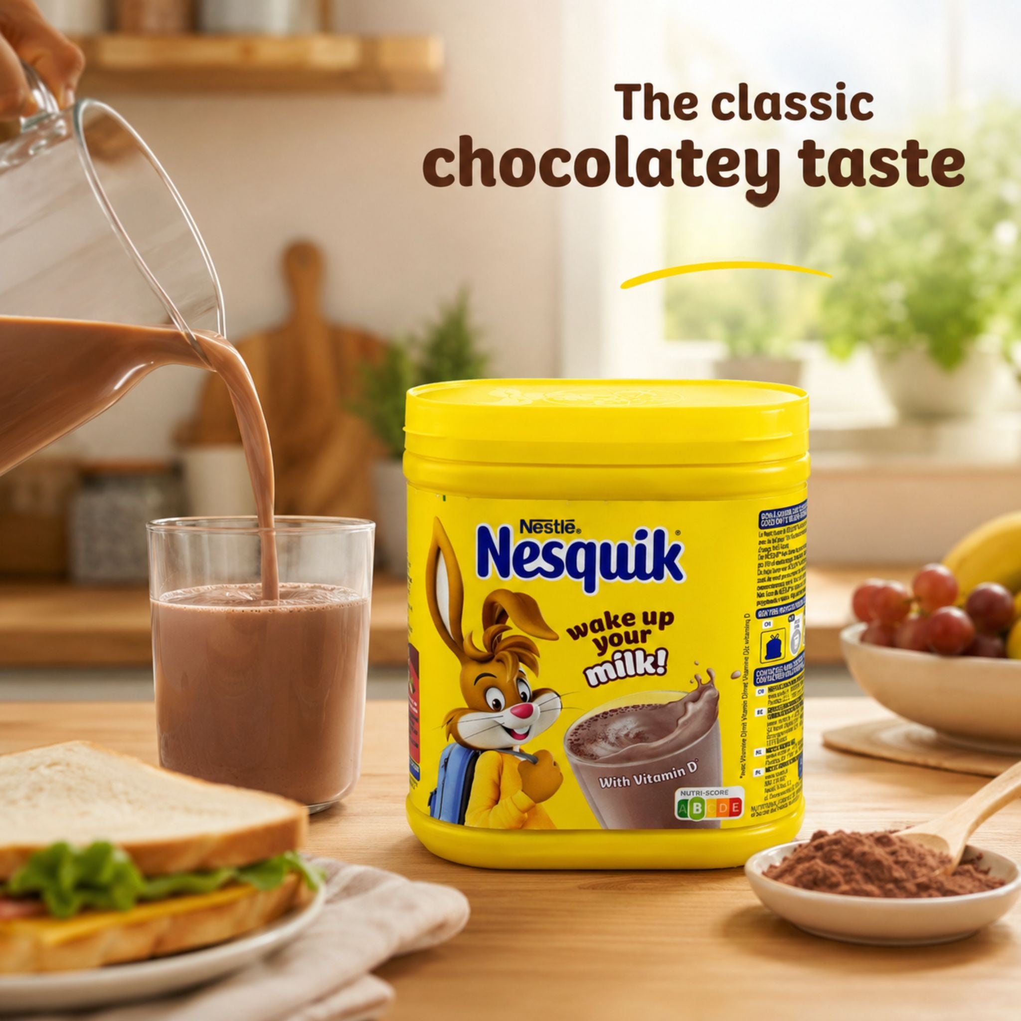 Nestlé Nesquik Chocolate Flavor 500g canister instant chocolate drink powder wholesale Singapore