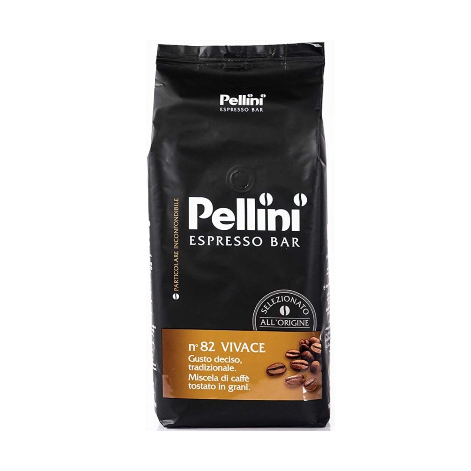 Pellini Vivace Tradizionale espresso coffee beans with balanced aroma and intense Italian roast profile. Wholesale prices for businesses in Singapore.