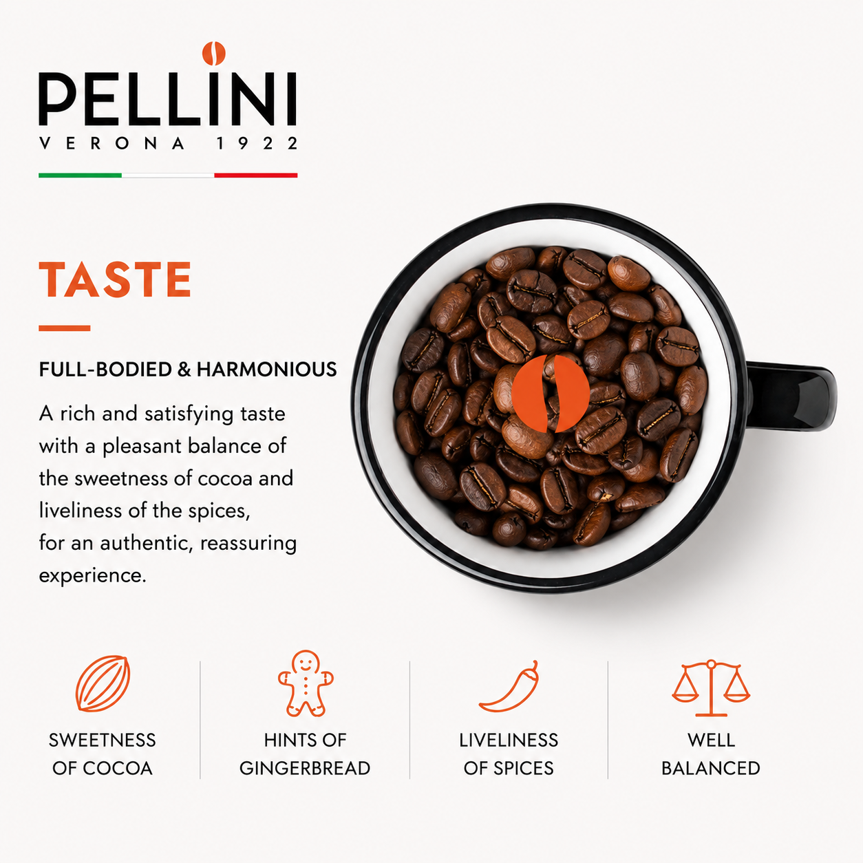 Premium Italian Arabica and Robusta coffee beans with rich crema for bean to cup coffee machines