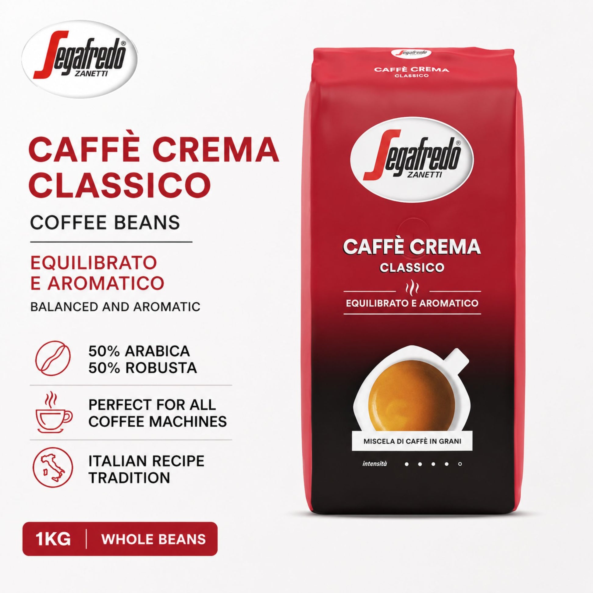Segafredo, Italian coffee supply for baristas Singapore. Premium coffee for cafe, restaurant and businesses. 