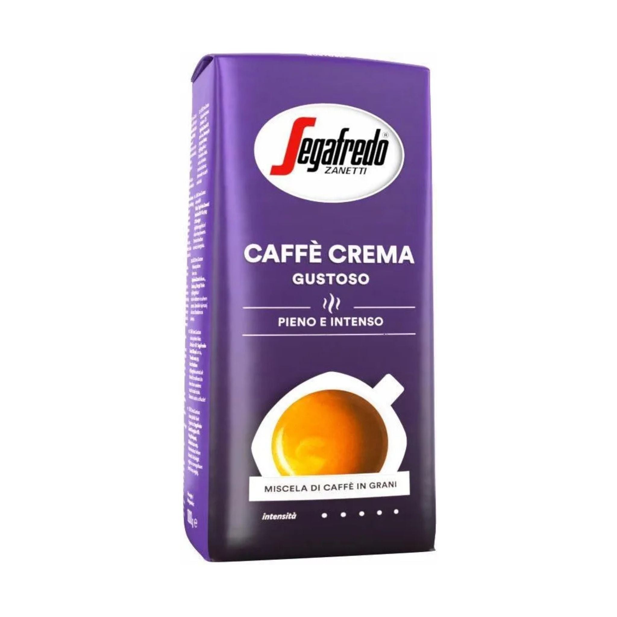 GardenState,Segafredo Zanetti Caffè Crema Gustoso (1KG) – A bold Italian blend of Arabica & Robusta beans, medium roast, 10/10 intensity. Rich aroma, velvety hazelnut-brown crema, and full-bodied taste. Ideal for all coffee machines.