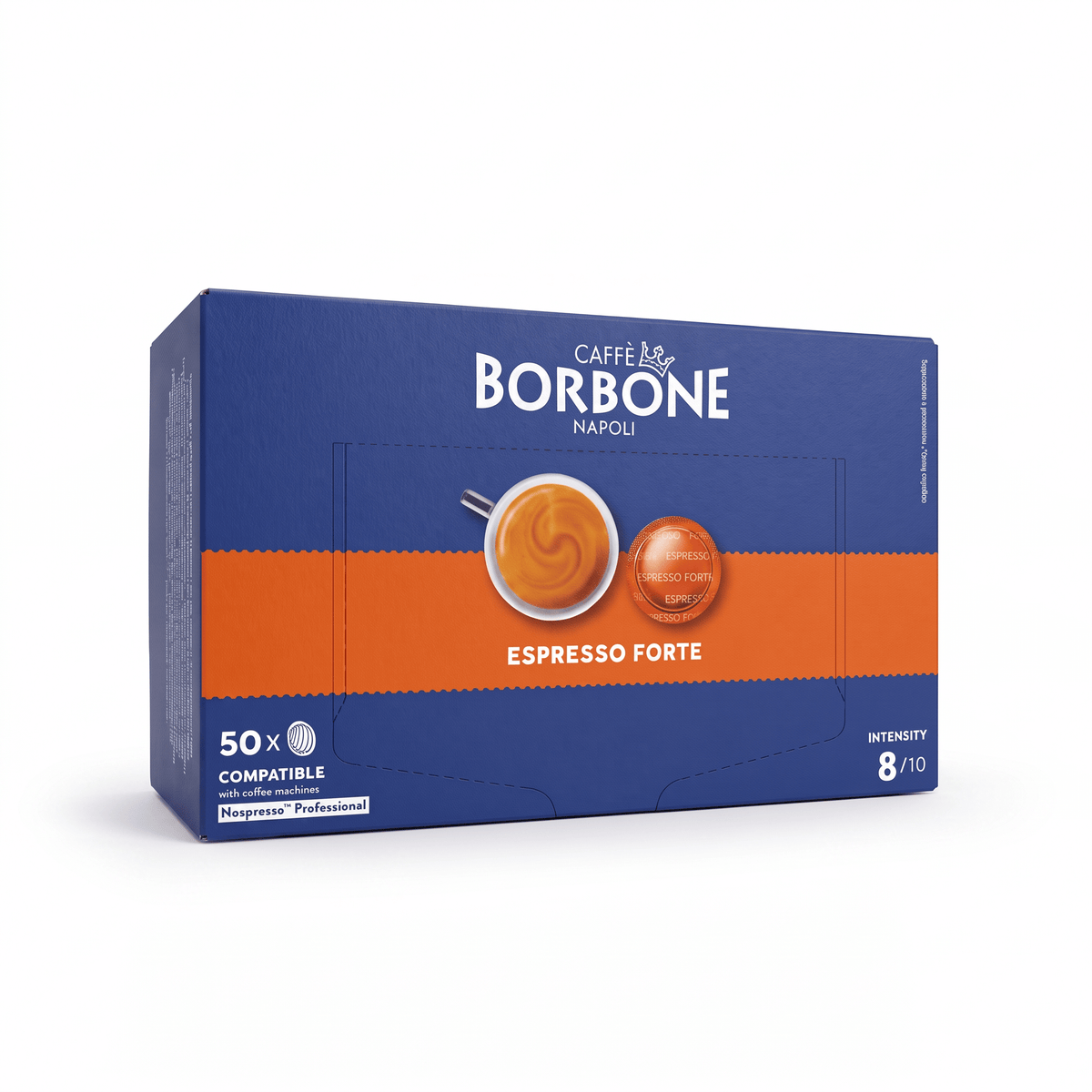 Caffe Borbone Espresso Forte Coffee Capsules Pack of 50 Medium Roast Intensity 8 out of 10 for Home and Office Use Garden State Coffee Singapore