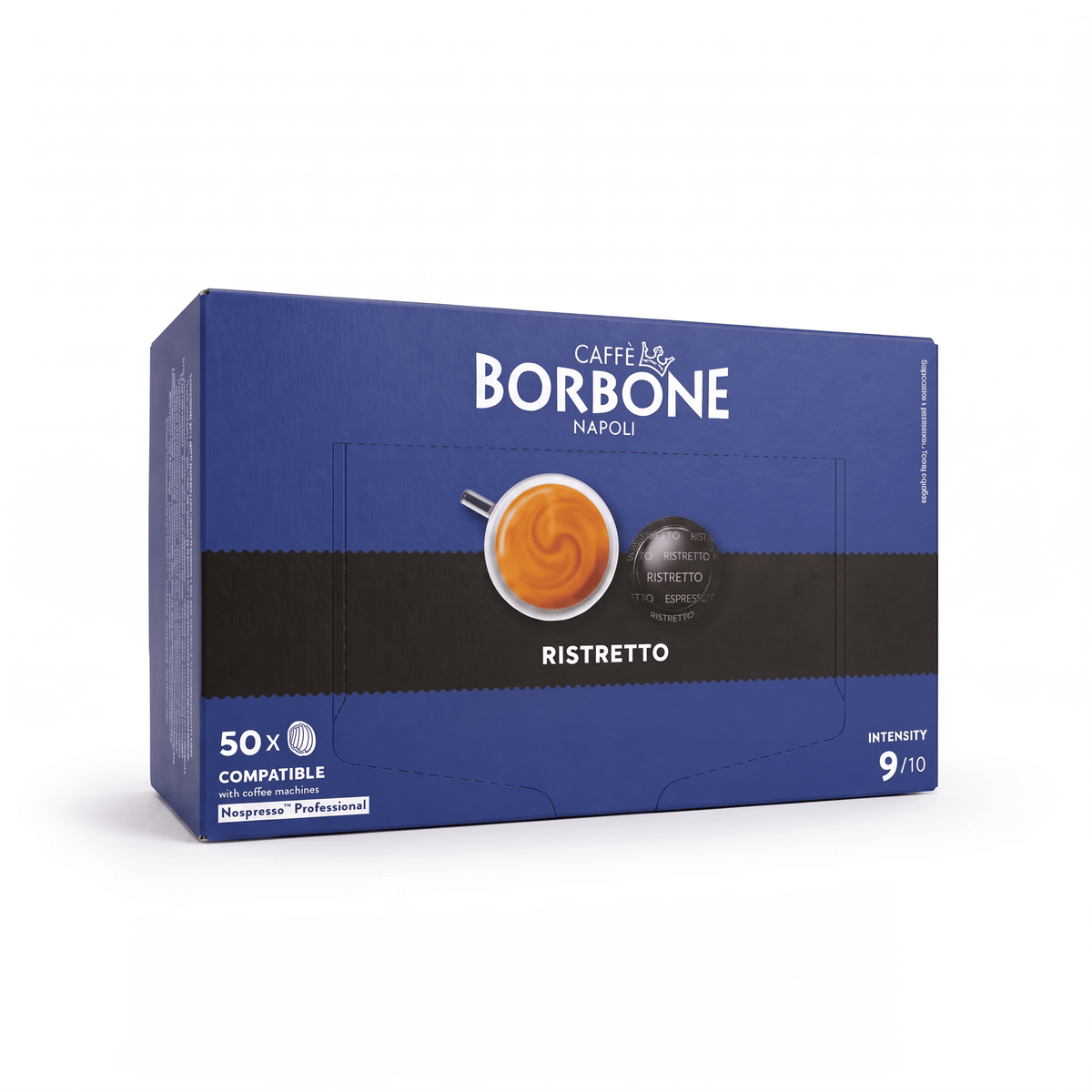 Caffe Borbone Ristretto Coffee Capsules Pack of 50 Dark Roast Intensity 9 out of 10 for Home and Office Use Garden State Coffee Singapore