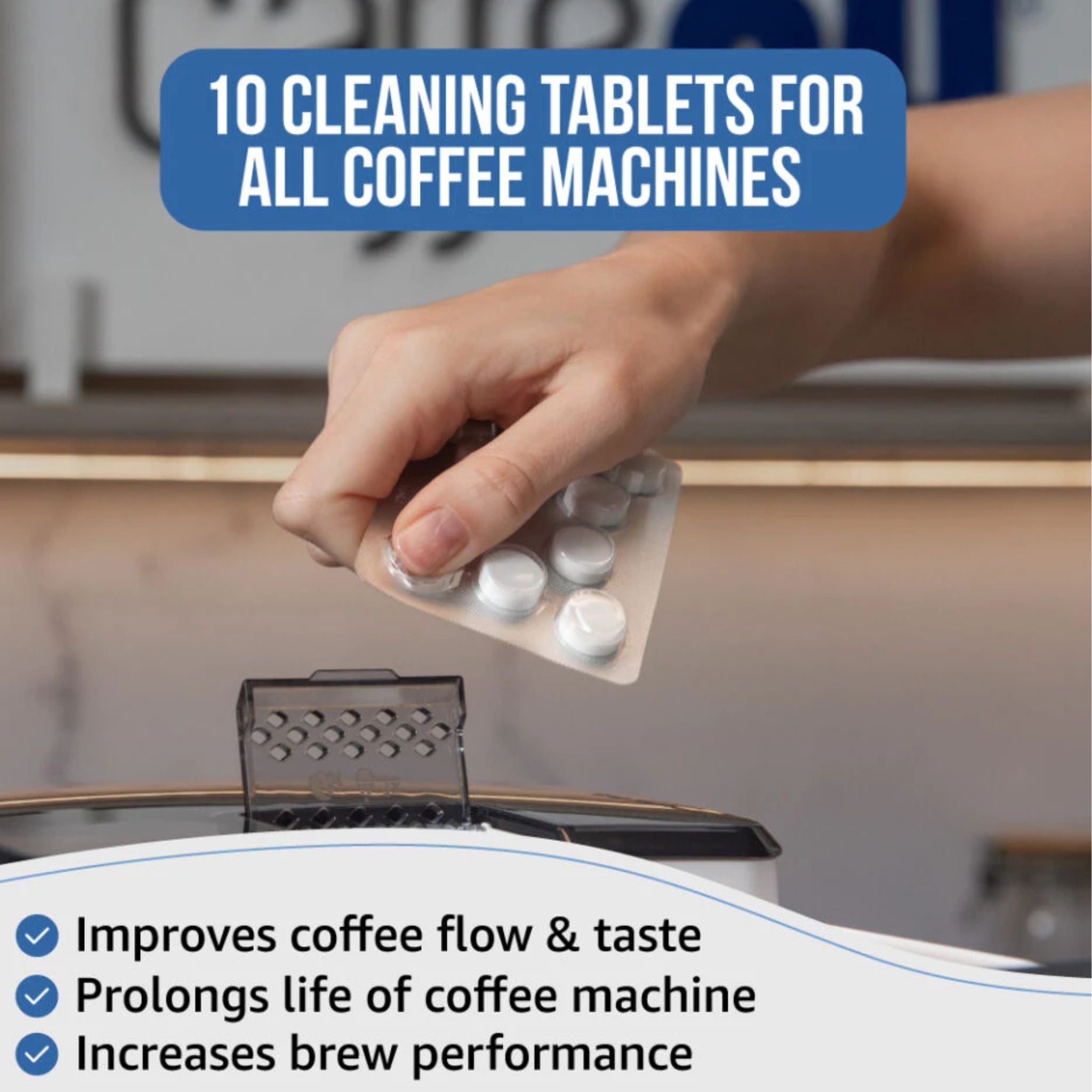 Caffenu Coffee Machine Cleaning Tablets (10 tablets)