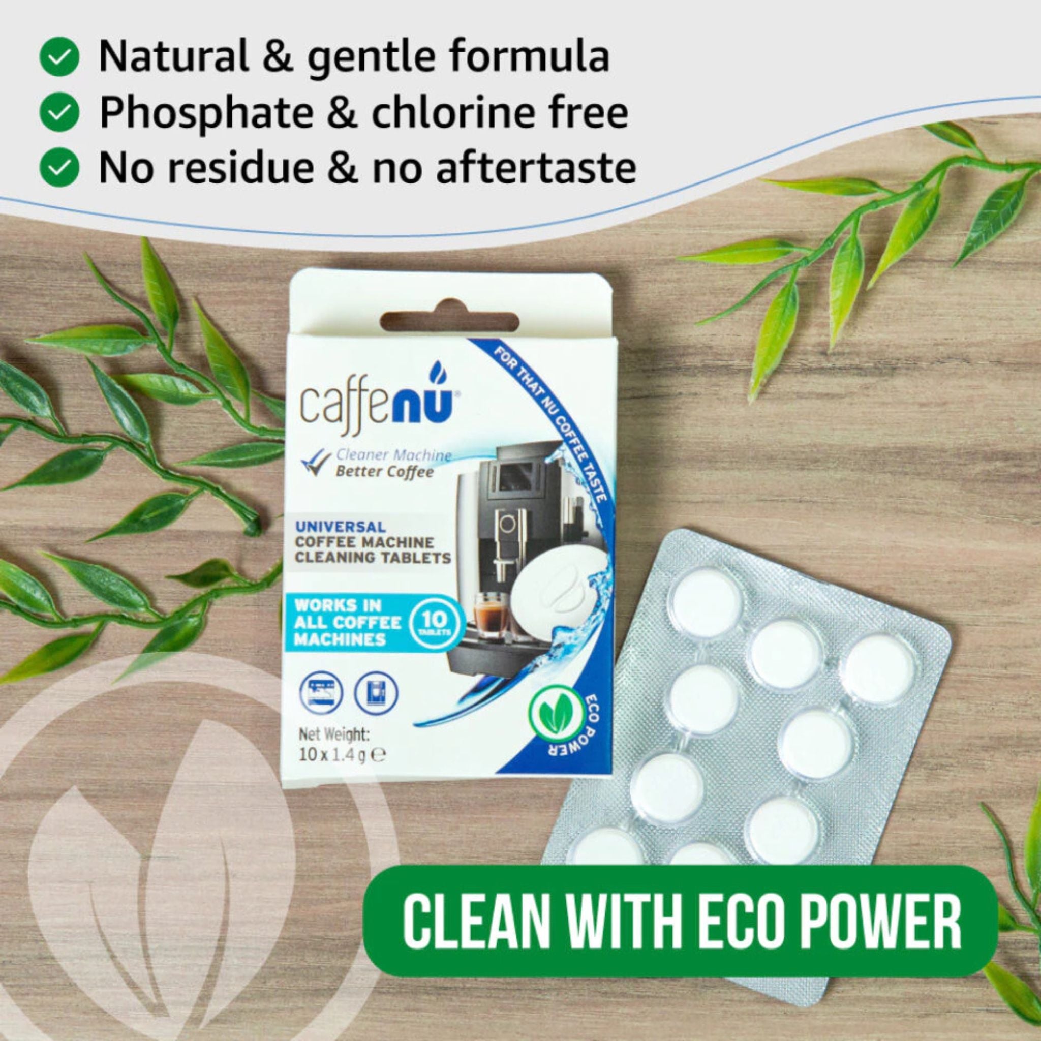 Caffenu Coffee Machine Cleaning Tablets (10 tablets)