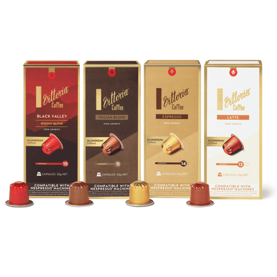 Vittoria Coffee - Nespresso Compatible Coffee Capsules (Pack of 10)