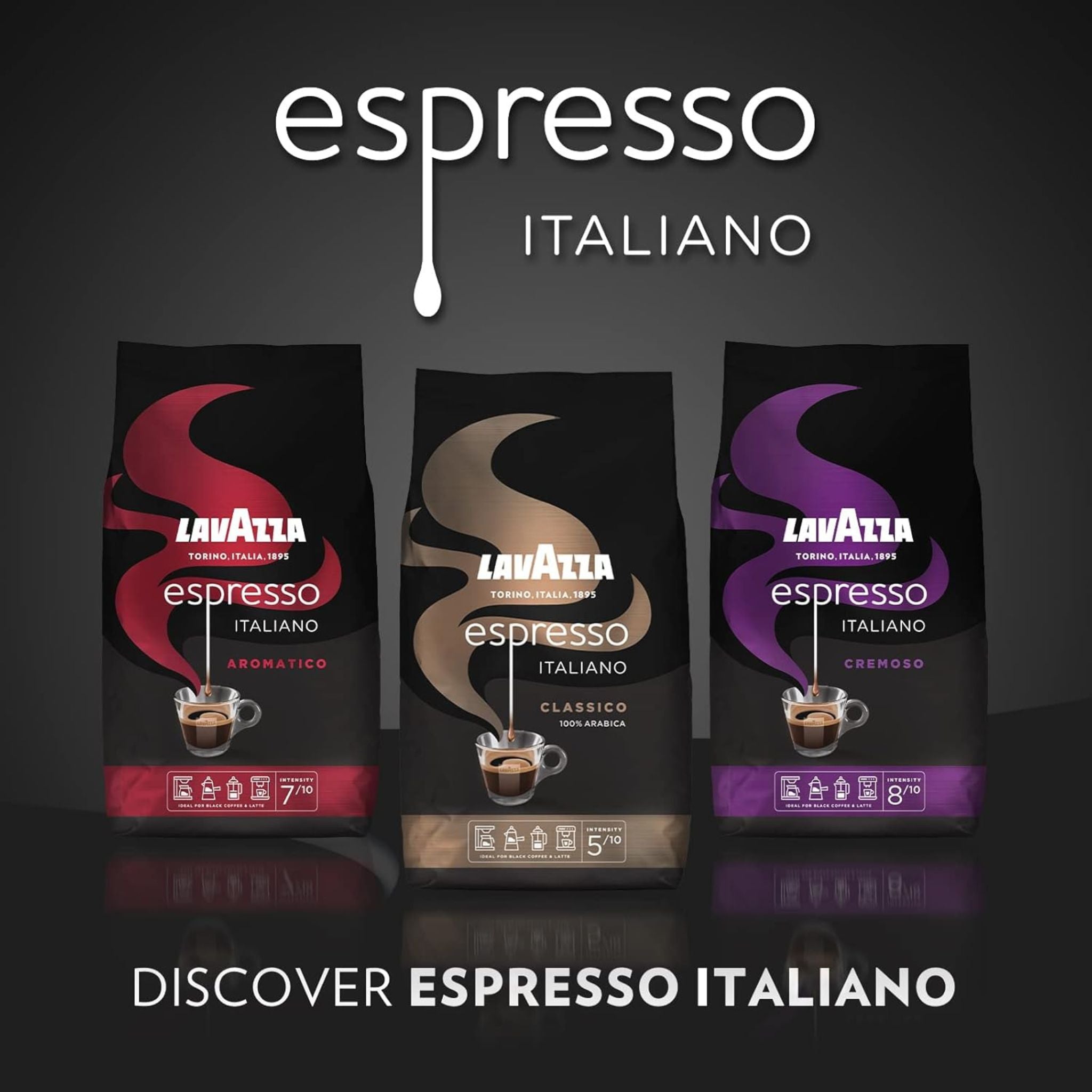 Lavazza Espresso Italiano Aromatico Whole Coffee Beans (1 kg)