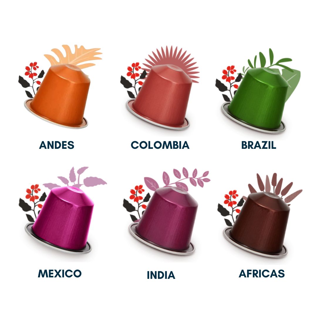 GardenState, B2B coffee supplier, Nescafe Farmers Origins, Single Origin Coffee Capsules for Nespresso coffee machines.