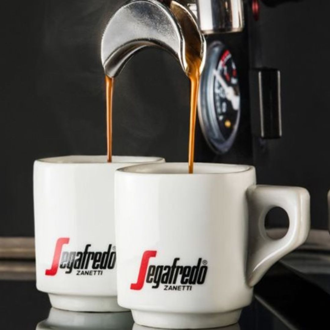 Segafredo  whole coffee beans in 1kg bag.  Premium Italian wholesaele coffee supply in Singapore. B2B whole coffee beans.
