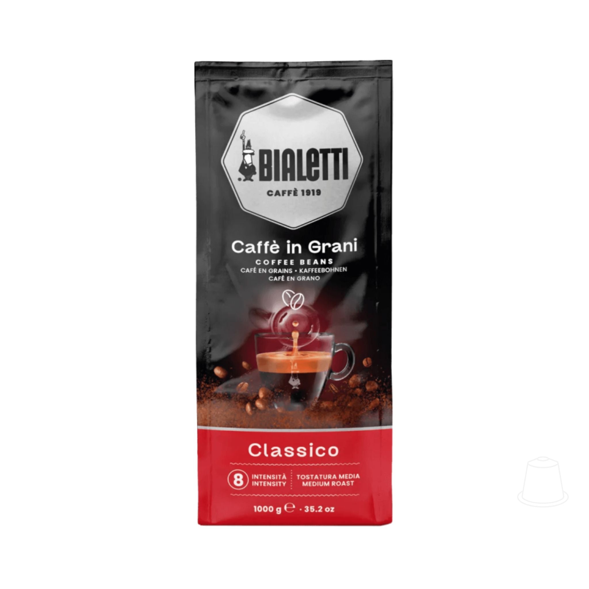 Bialetti Classico Whole Coffee Beans (1kg)